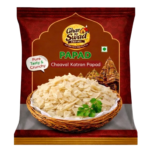Chawal Katran Crunchy Papad | Ghar Ka Swad
